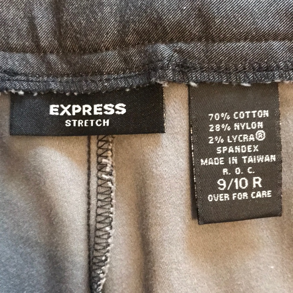 Charcoal grey stretch Express pants - Picture 4 of 5